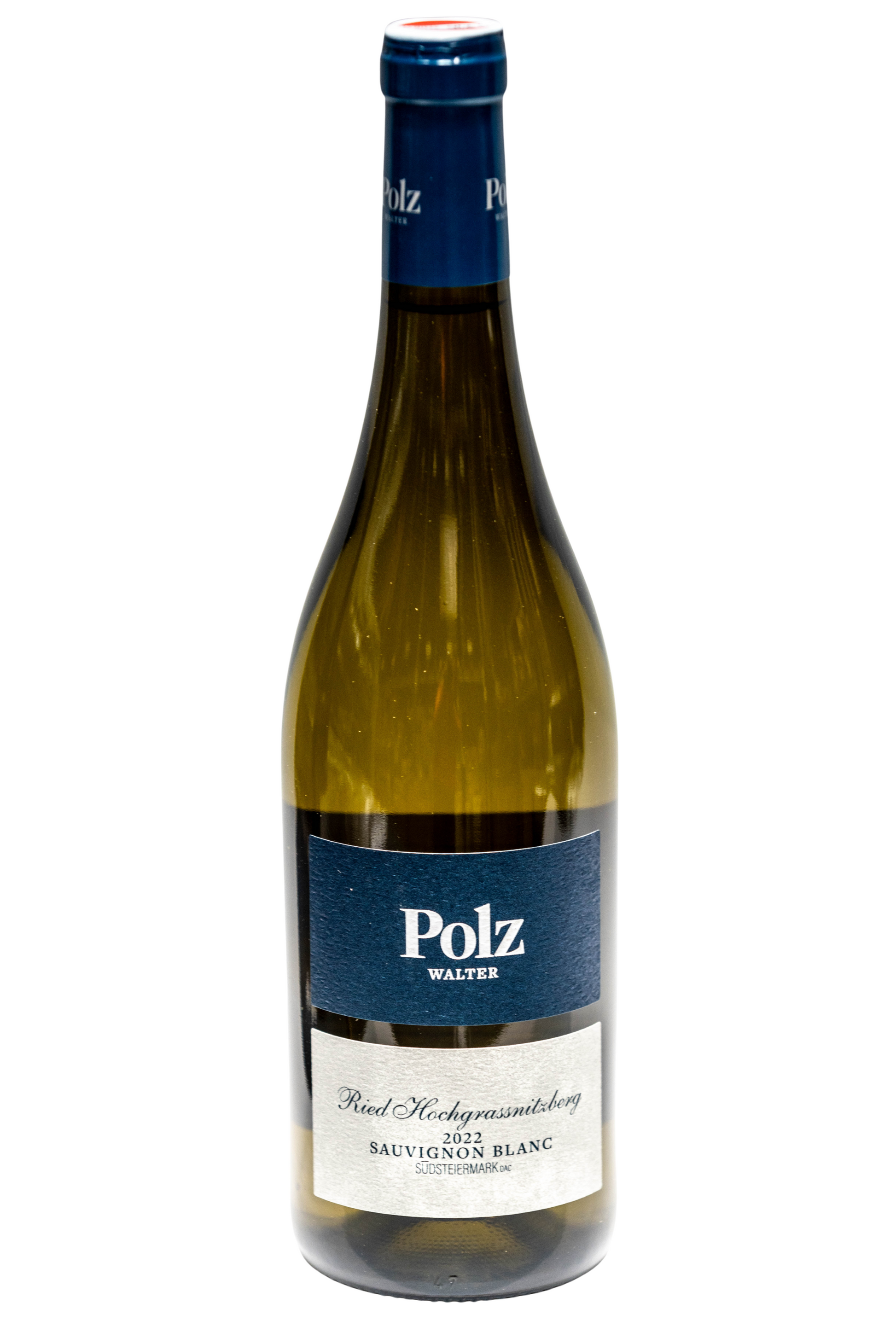 Flasche Polz Sauvignon Blanc 2022 Ried Hochgrassnitzberg, steirischer Weißwein