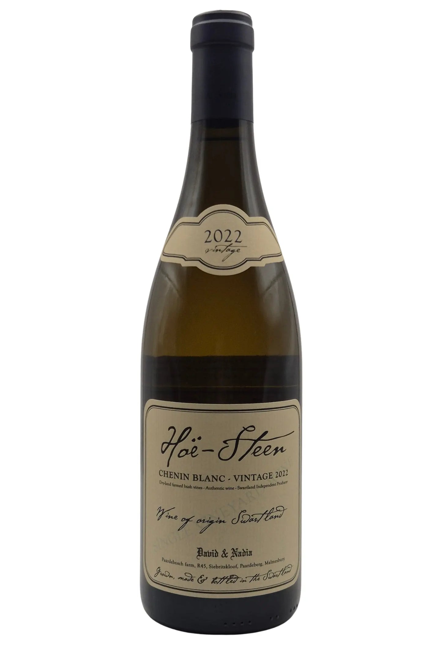 2022 Hoe-Steen Chenin Blanc David & Nadia Swartland 0,75l Florian Fine Wine
